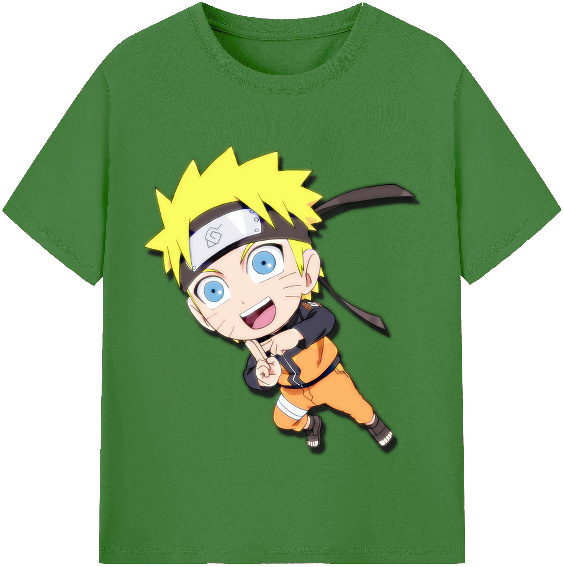 （画像用） NARUTO -ナルト- うずまき ナルト Uzumaki Naruto レディースカジュアルプリントTシャツ（綿100％）